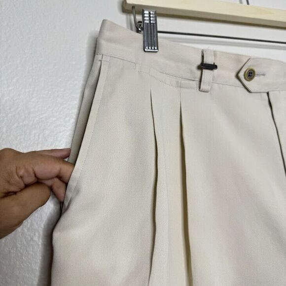 Callaway Golf Shorts Mens 36x9 Pro-Spin Pleated Chino Beige Khaki Outdoor - Picture 2 of 14